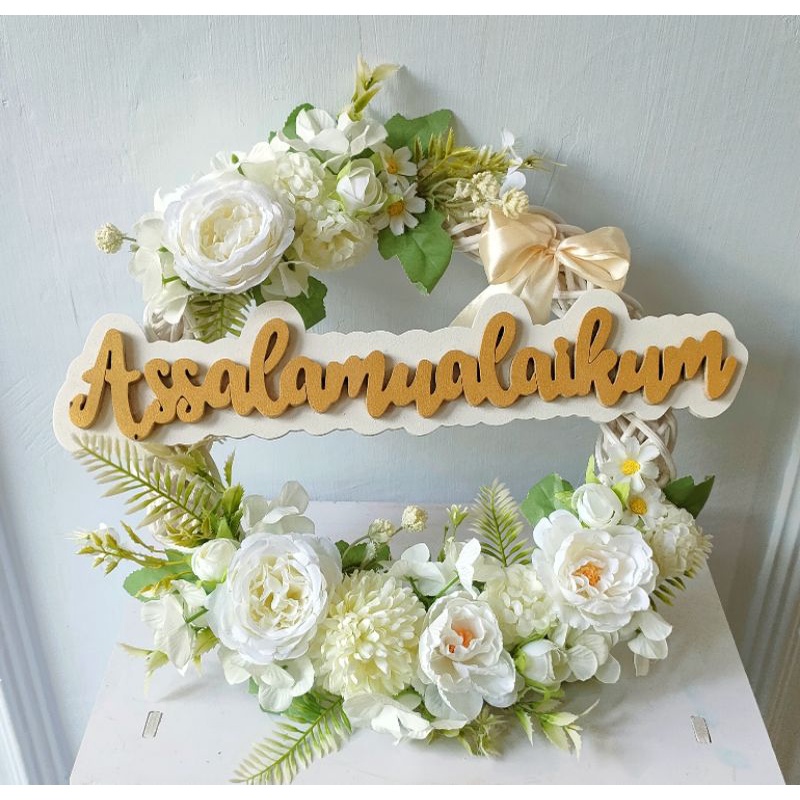 WREATH FLOWER / BUNGA HIAS PINTU / HIASAN PINTU / BUNGA RING ROTAN
