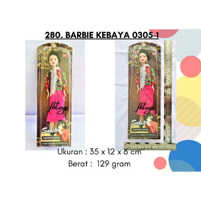Mainan Barbie Kebaya 0305-1