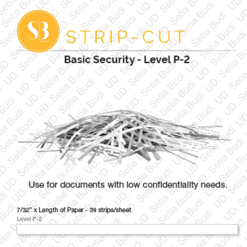 Mesin Penghancur Kertas Securio B34 Strip Cut 3.9 mm