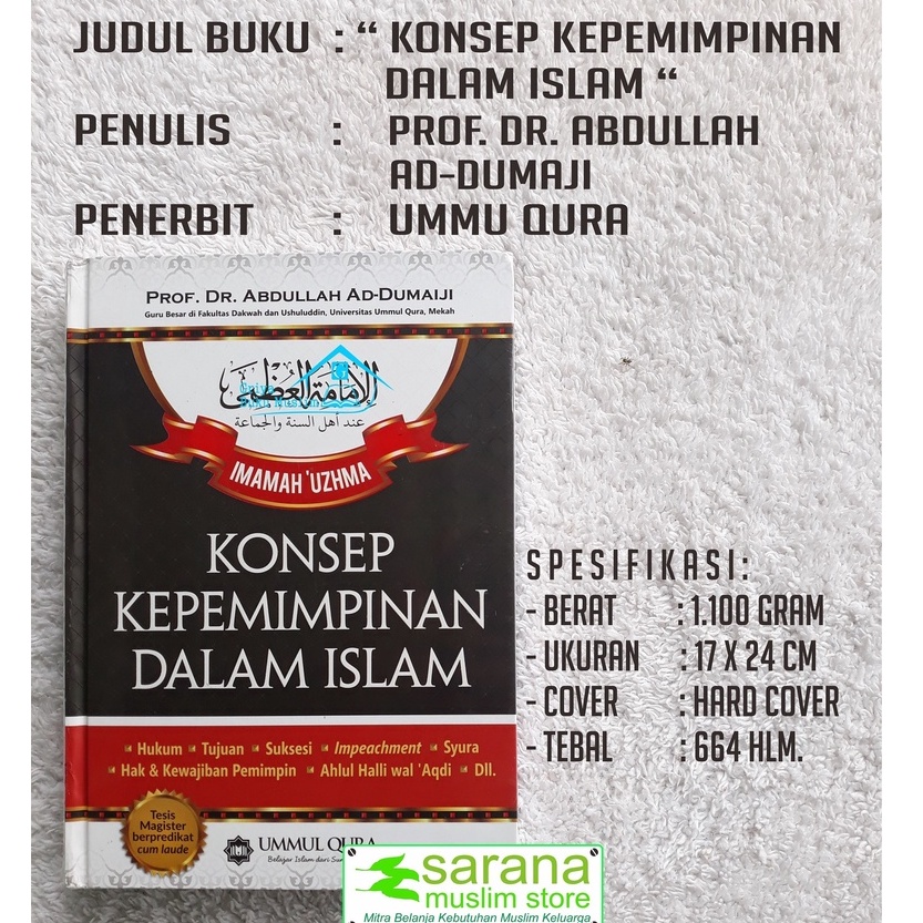 BUKU KONSEP KEPEMIMPINAN DALAM ISLAM