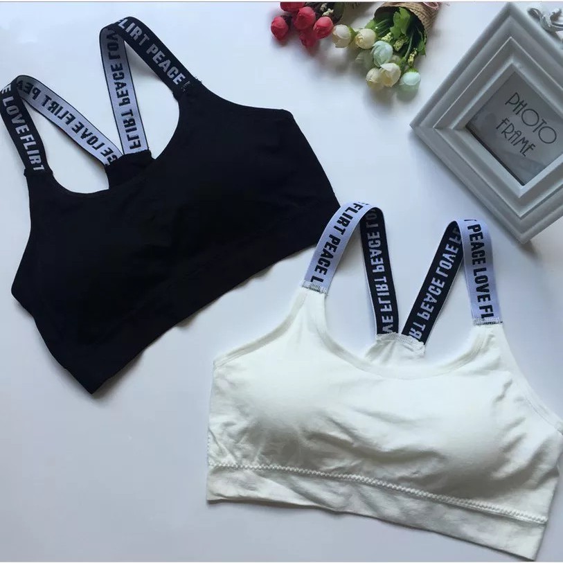 INFY - Sport Bra Push Up Senam Zumba Jogging Yoga Pakaian Dalam Wanita Olahraga High Quality B010