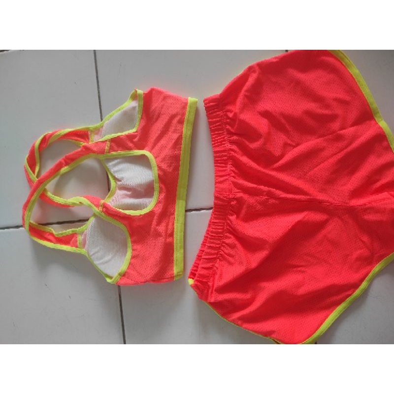 bikini baju renang wanita orange ungu putih murah obral preloved