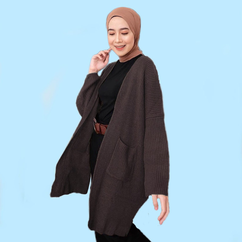 LONG CARDIGAN RAJUT TEBAL OVERSIZED MAGRA-7