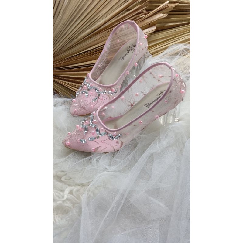 sepatu merrisa pink sepatu diamont sepatu cantik sepatu wanita cantik