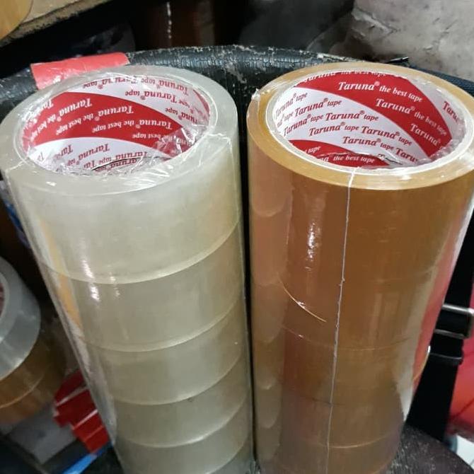 

[ varostore90 ] (Gojek Grab) Lakban bening coklat 45mm x 50 meter Taruna
