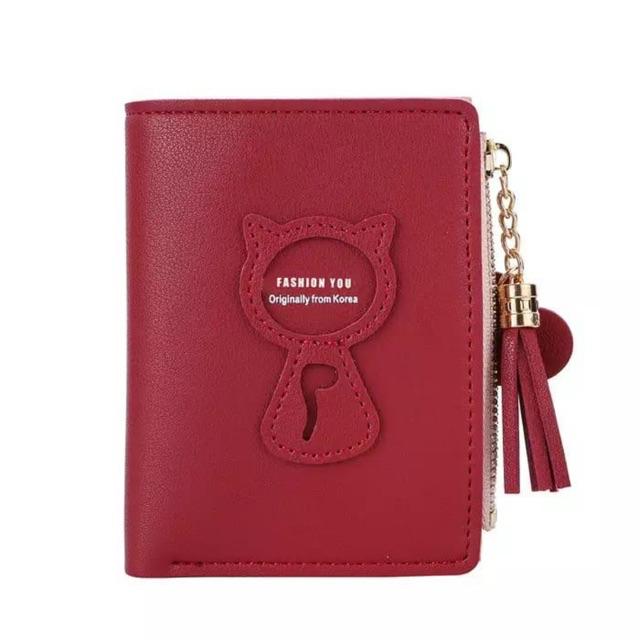 MORYMONY REVINA - Dompet Lipat Wanita-MERAH