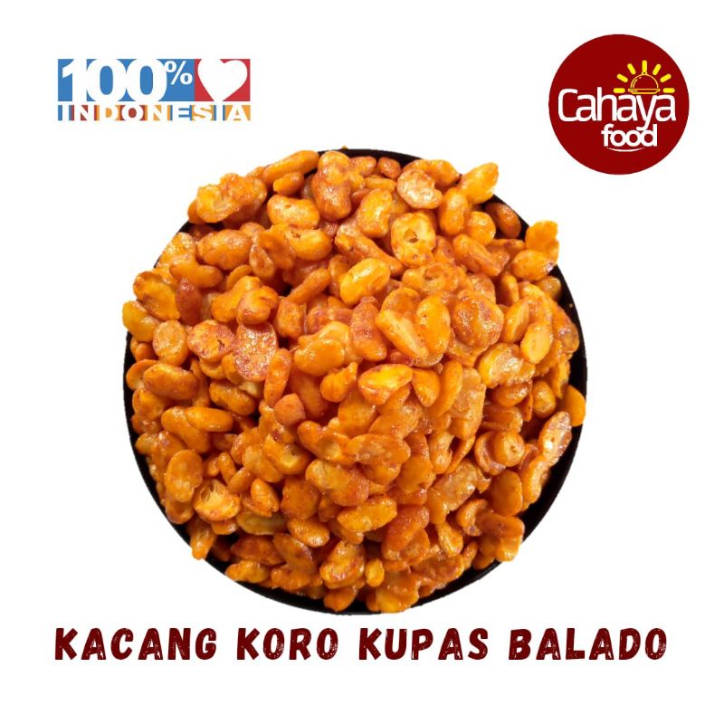 

kacang koro kupas rasa balado 250 gram