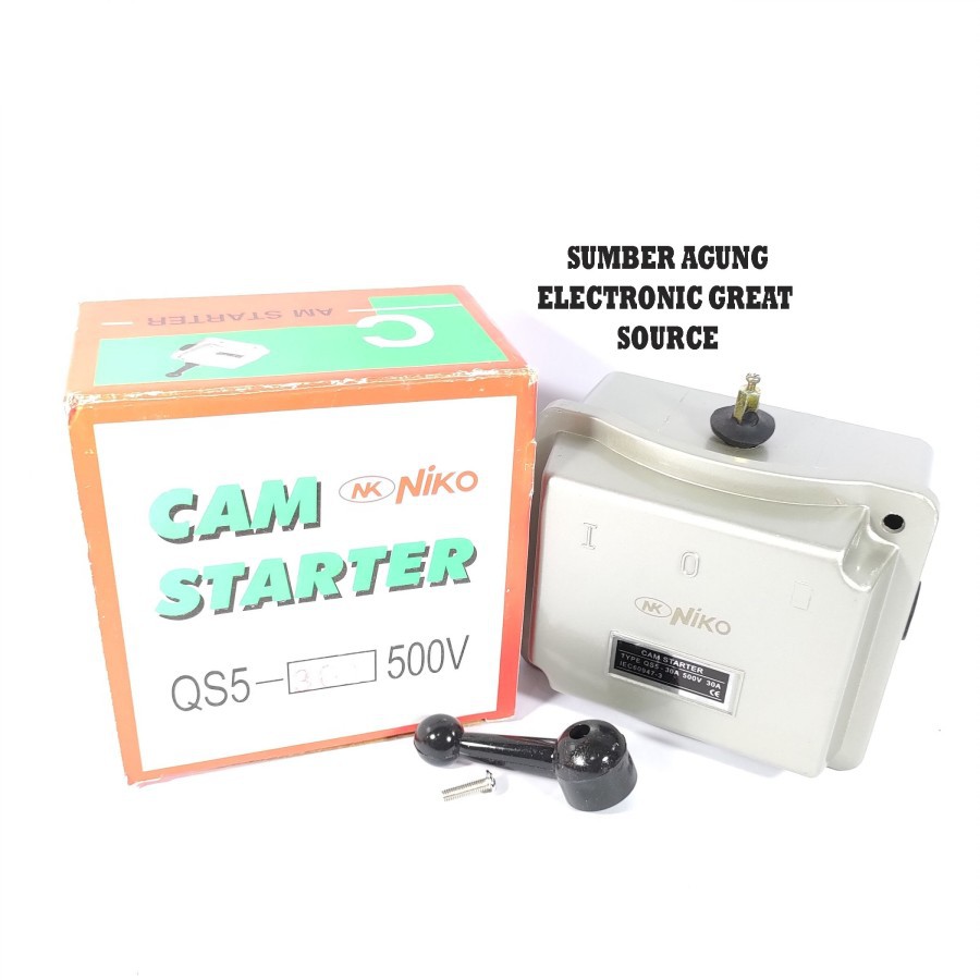 Niko Handle Niko 1pas NK3062 GA 1 Phase 30A Handel Listrik Besar Cam S