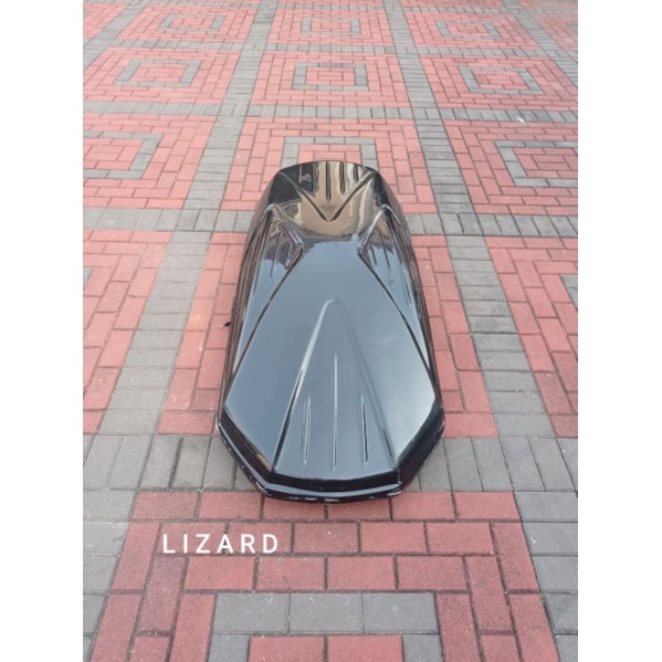 roof box mobil slim black glossy/roof box plastik ABS import model otorack