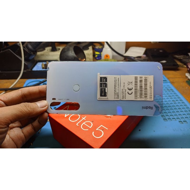 BACKDOOR REDMI NOTE 8 ORI (BAHAN TRANSPARAN)