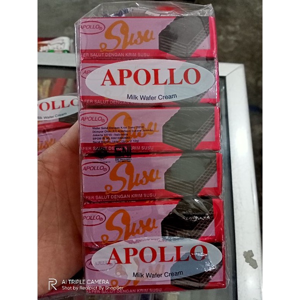 

Apollo milk wafer susu malaysia 12pcs / wafer salut dengan krim susu Exp 2024