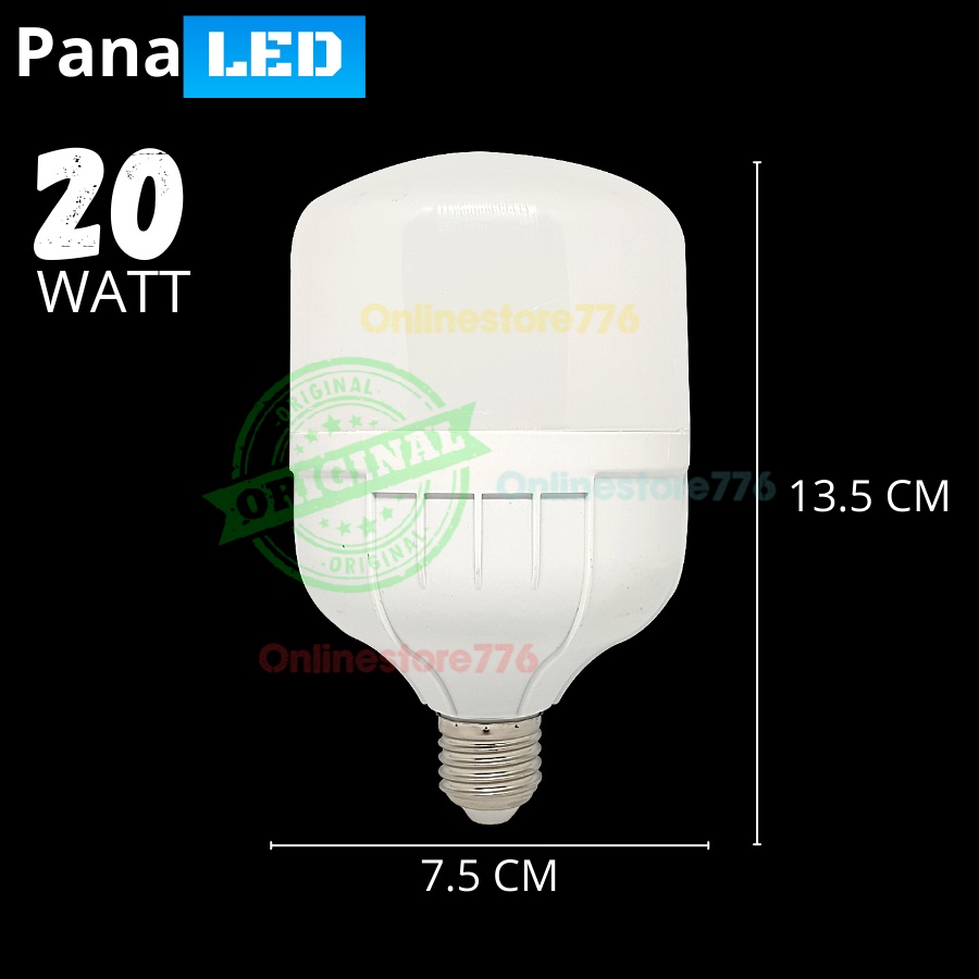 Bohlam Lampu LED - Lampu LED - Bohlam LED - Panaled 20W - Lampu LED Panaled 20 Watt Garansi 1 Tahun