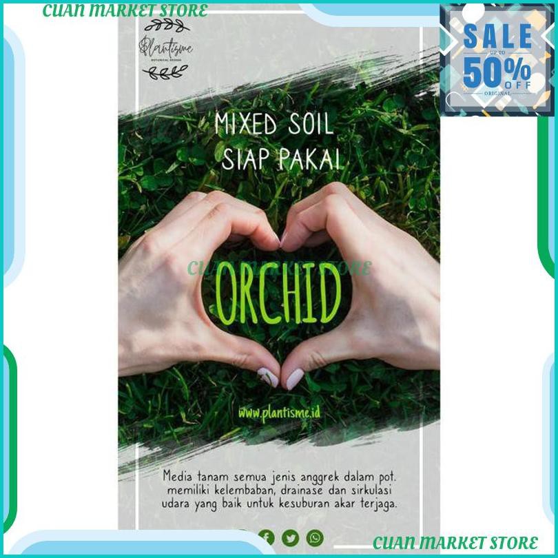 Mixed Soil - Orchid | Media Tanam Anggrek | Media Tanam Siap Pakai Berkelas