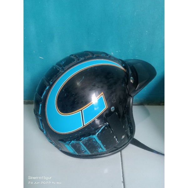 Helm dmi robot lawas original gading