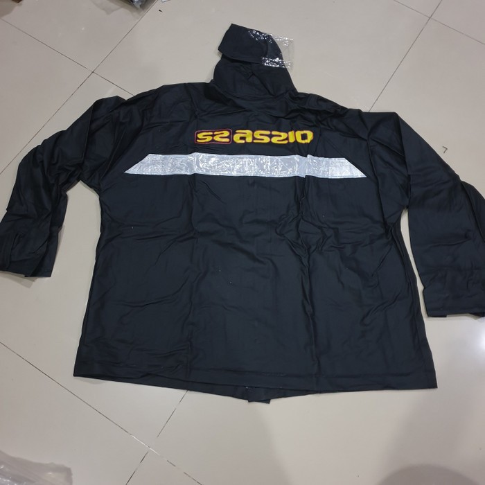 Jas Hujan Axio 663 Karet Original Setelan Jaket Celana Mantel Mantol Ujan Raincoat Assio AX 663 ORI