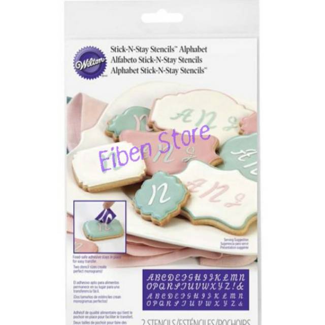 

Wilton Stick N Stay Stencil ABC