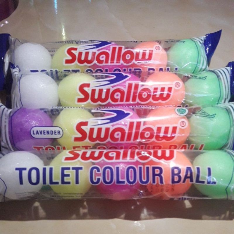 Swallow Toilet Colour Ball 5 pcs /kamper swallow/kamper toilet