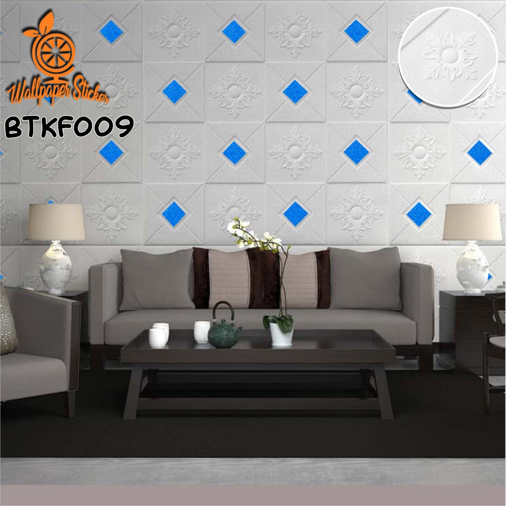 Wallpaper Dinding Wallpaper Stiker Wallpaper 3D Brickfoam Batik Foam Ukuran 35 X 70Cm Banyak Varian Warna