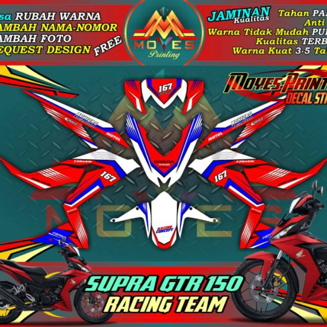 stiker supra gtr 150 decal stiker motor supra gtr 150 stiker supra gtr 150 stiker supra gtr 150 full