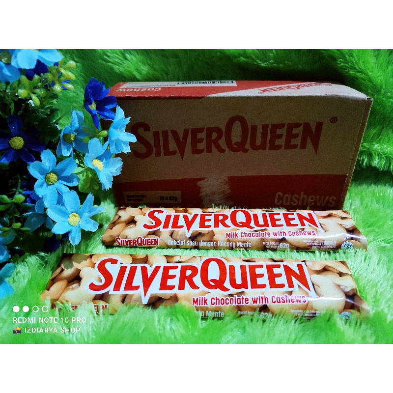 

silverqueen cashew 58gr asli murah ecer