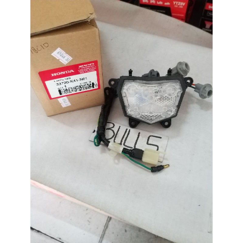 lampu belakang stop lamp setop lamp led honda SUPRA X125 FI 2014 kode 33720-K41-N01 ORI ASLI AHM