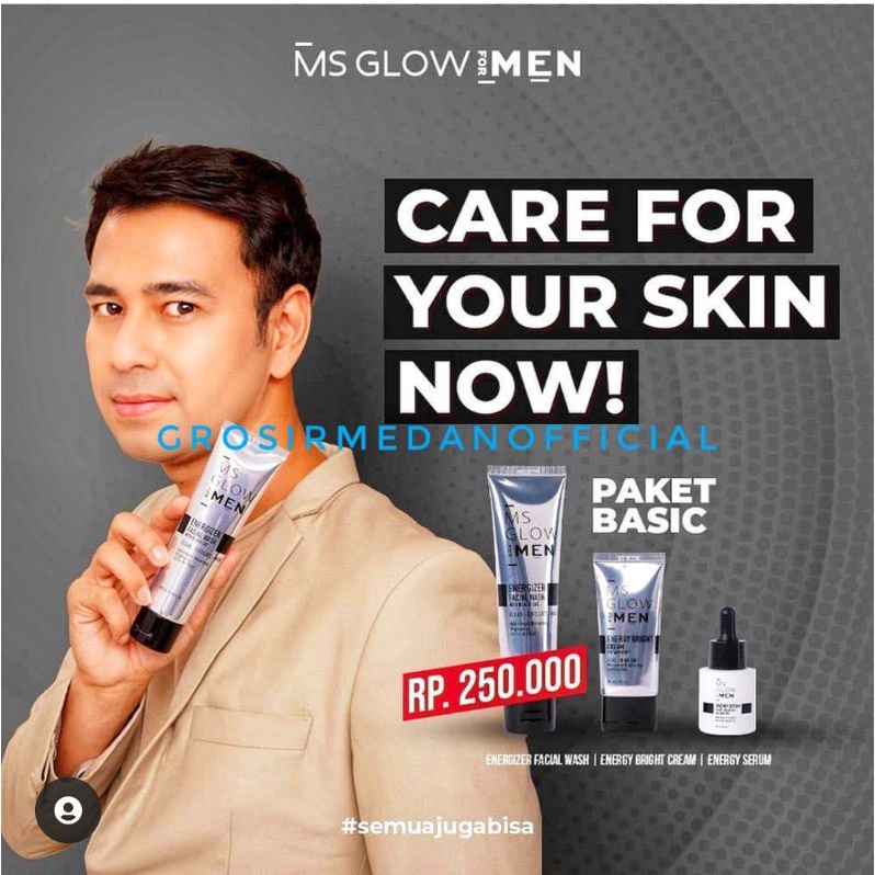 MS GLOW MAN MEN PAKET BASIC