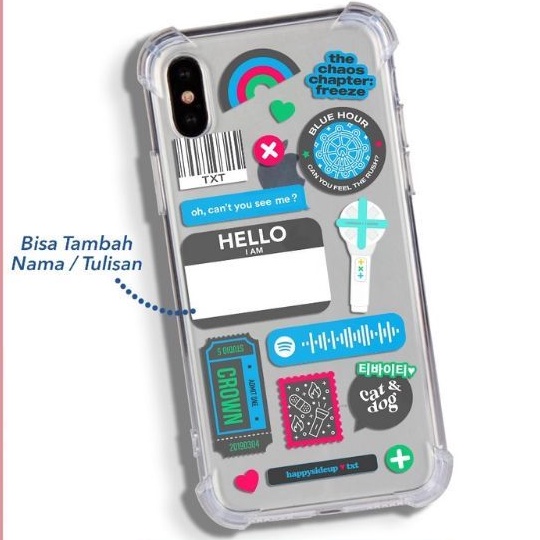 CASE TXT BLUE HOUR TomorrowXTogether MOA KPop iPhone Oppo Samsung Xiaomi Redmi Realme Vivo Infinix