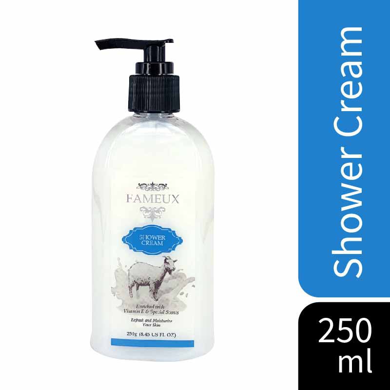 Fameux Whitening Shower Cream Goat 250ml