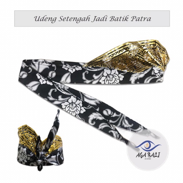 Udeng Bali Setengah Jadi Batik Patra U002.ag