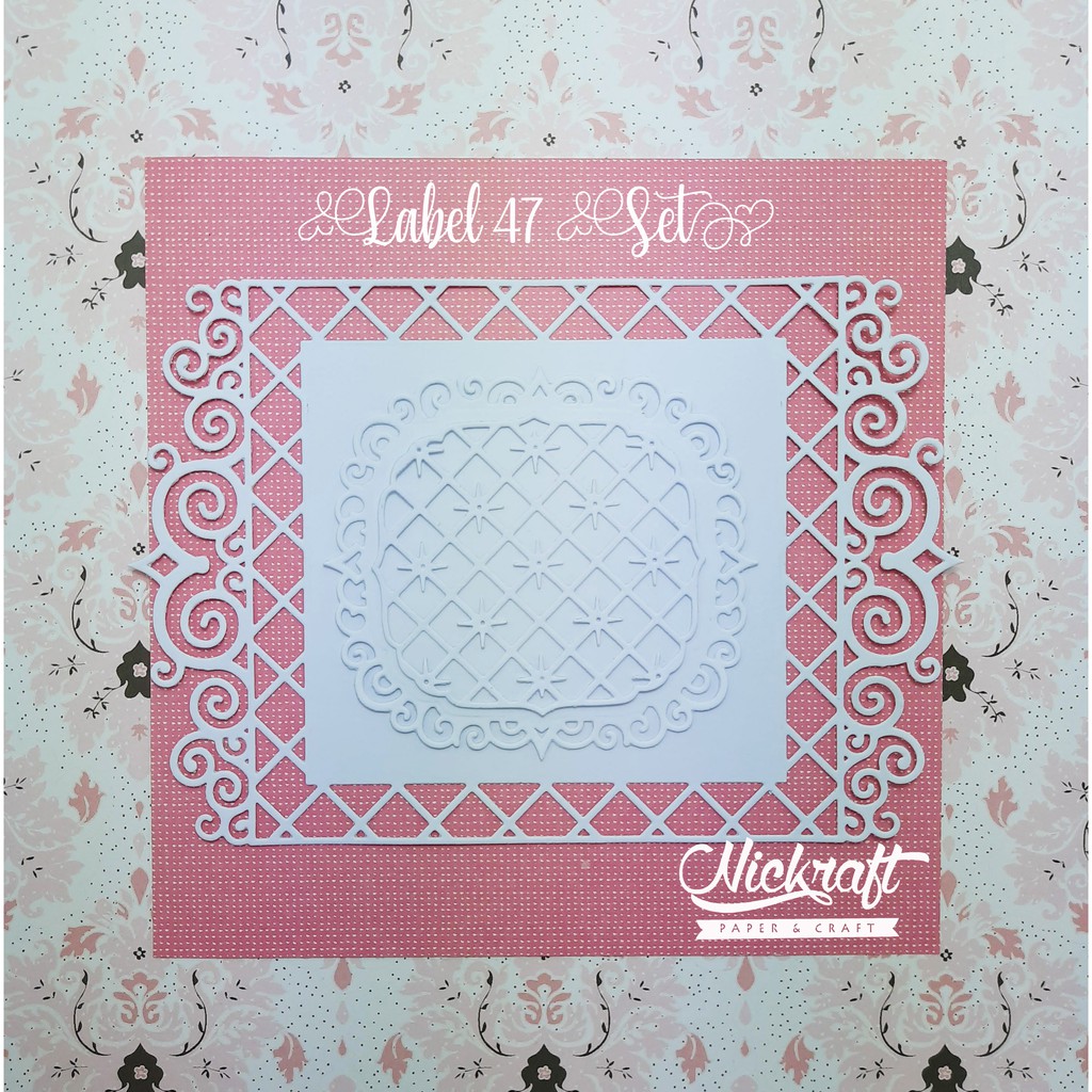 

LABEL 47 - BAHAN SCRAPBOOK FRAME RECTANGLE