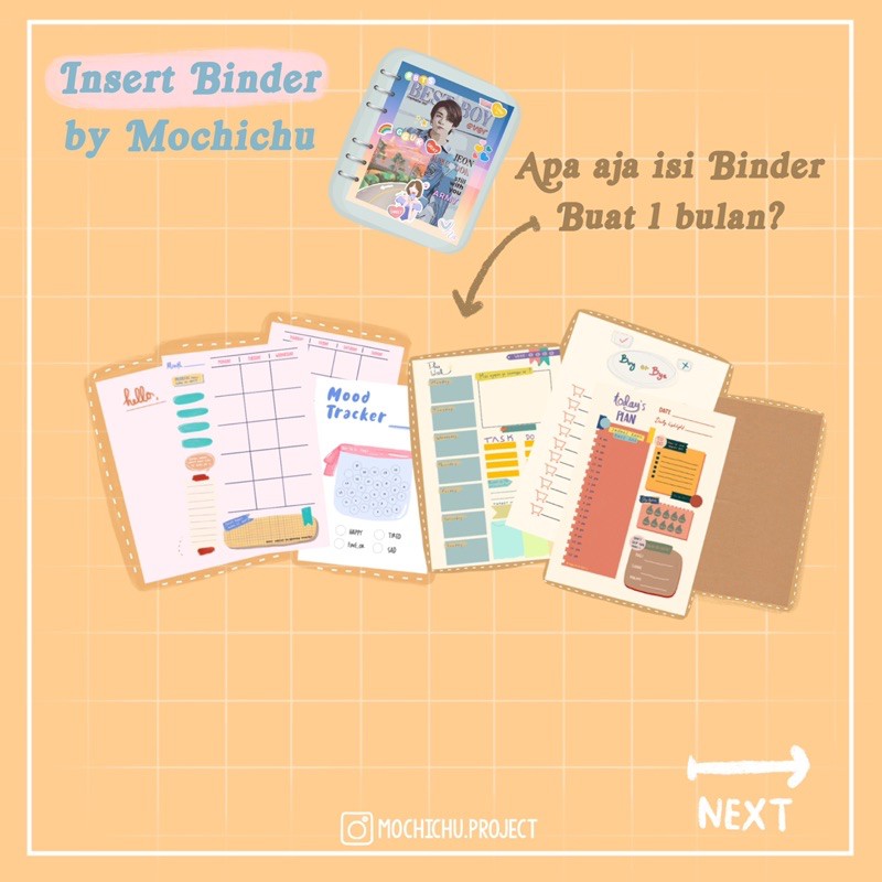 

MOCHICHU INSERT BINDER