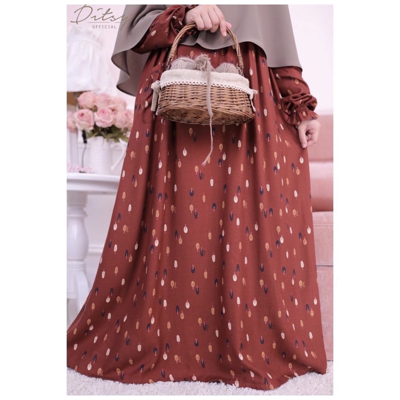 ditsy april tree sangria cactus heart mocca maroon preloved  antheia burgundy rainbow rumi lilura