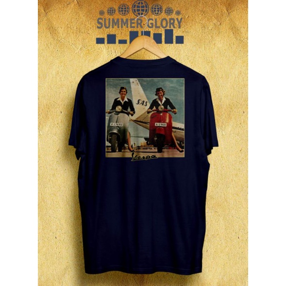 KAOS VESPA ORIGINAL / Kaos Vespa Vintage / Kaos Vespa 24s / Kaos Vespa / Kaos premium cotton