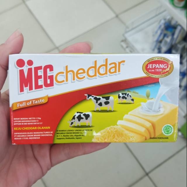 

MEG keju cheddar - cheese - meg merah 170 gr