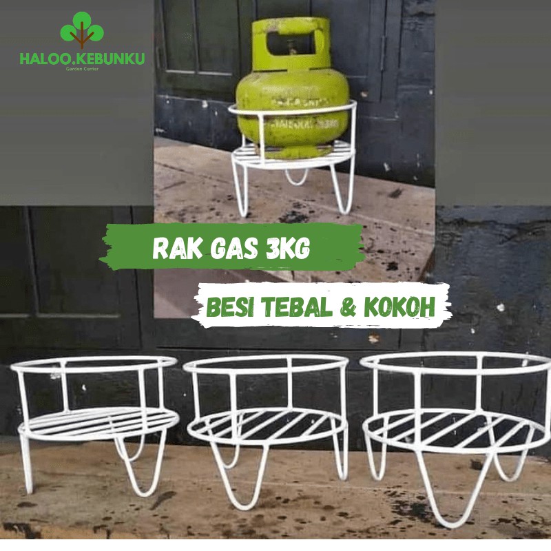 Tatakan Tabung Gas Elpiji 3kg bahan besi kokoh