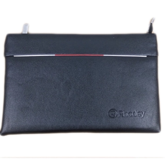 [BEST SELLER] Rhodey Clutch High QuLity Leather Pria- Black