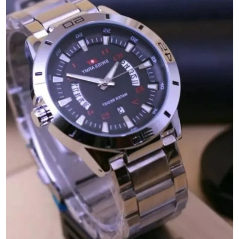 Jam Tangan Pria Elegan | Tali Rantai stainles Steel