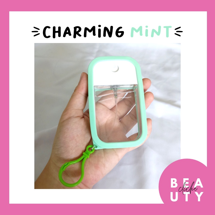 Hand Sanitizer Spray MINT Touchland Pocket Card Botol Kotak Gantung Free Sticker BOTOL VERSI TERBARU