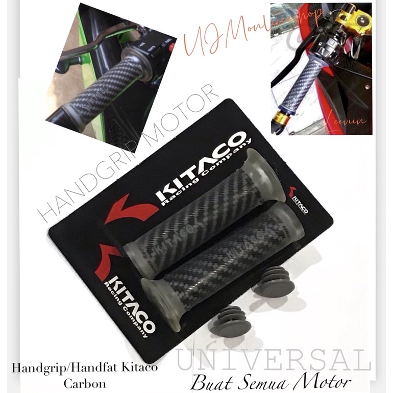 Handgrip Motor Handfat KITACO Motif Karbon Universal Buat Semua Motor Bisa