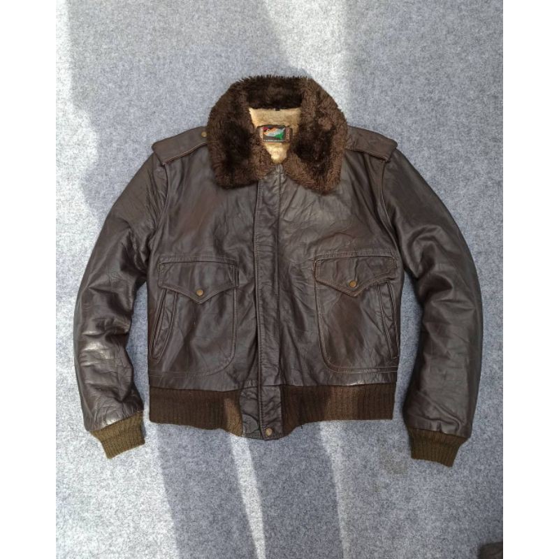 Vintage Garsel Leather type G-1 jacket