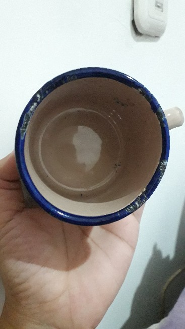 Gelas Mug Jadul Enamel Defect 7 Cm Polos Mug Seng Blek [wajib Baca Deskripsi!]