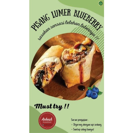 

Pisang meler blueberry