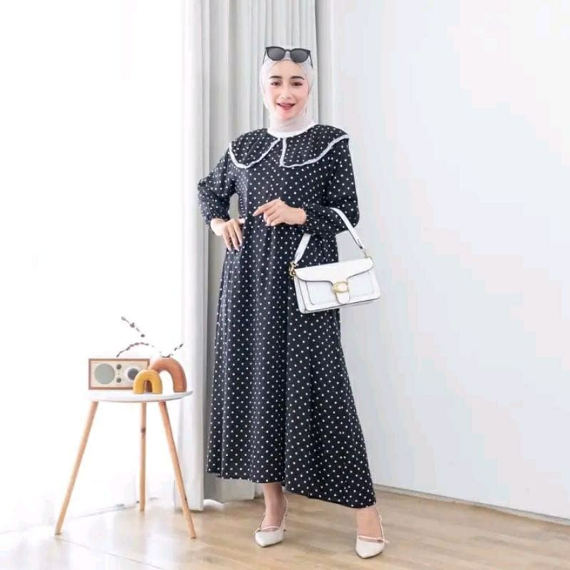 MIDI DRESS KATUN - HOMEY DRESS - DRESS BUSUI - SANSO