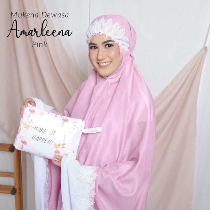 MUKENA DEWASA AMARLEENA PINK