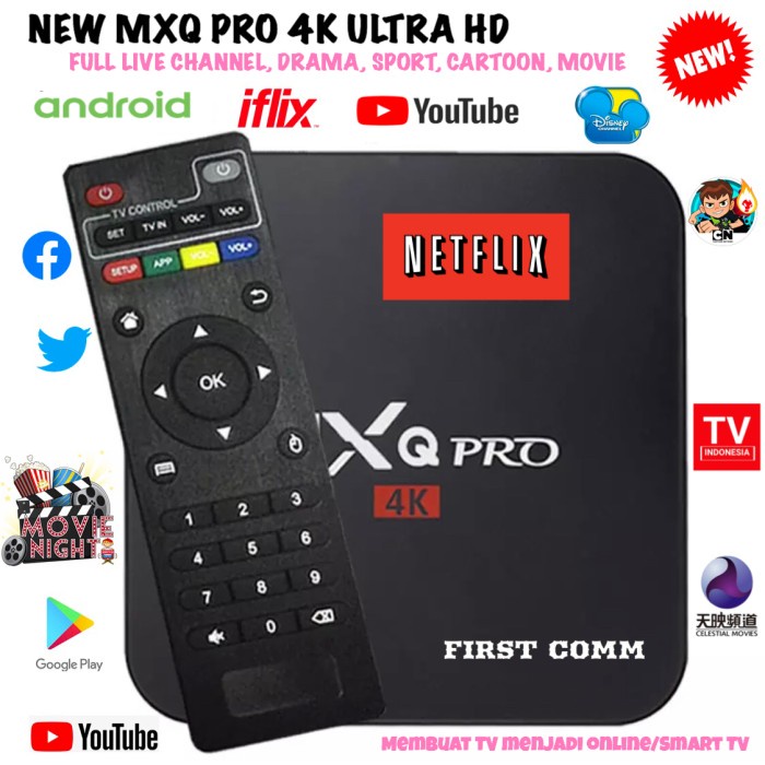 2/16GB Android TV BOX MXQ Pro 4K / 5G  ANDROID Smart TV Box like MXQ Pro NOT Mi Tv X96 mini Anycast TV BOX Android Mola XL Telkom