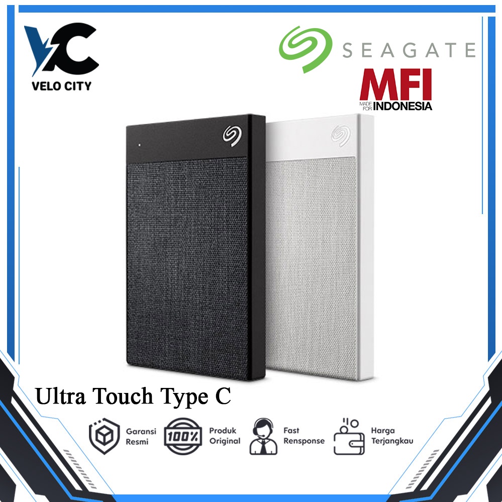 Harddisk External Seagate Backup Plus Ultra Touch 1TB 2,5 Inch Garansi Resmi