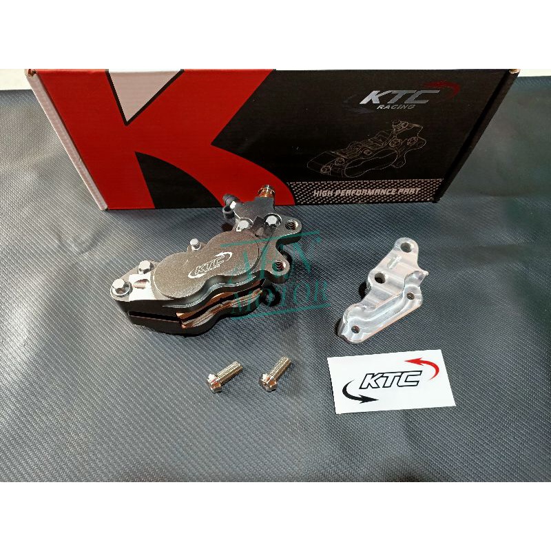 KALIPER DEPAN KTC RACING NINJA 150 RR OLD /NEW PLUS BREKET 320MM