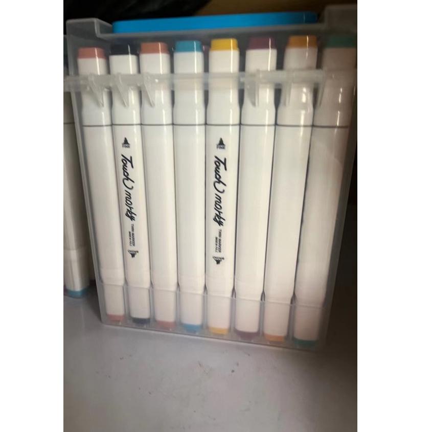 

(W-UUU {♥☞) Touch Spidol Dual Side Fine Art Marker 12 / 24 / 30 / 36 / 40 / 48 / 60 / 80 / 168 / double headed marker set Multi Color||siap dikirim