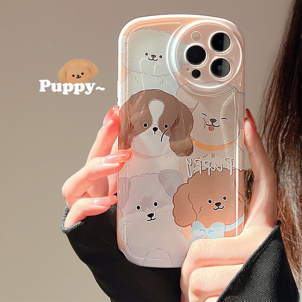 Soft Case Silikon Motif Kartun Anjing Lucu Untuk Iphone 11 12 13PRO MAX