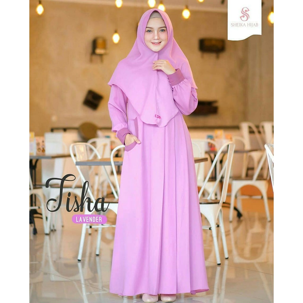 Tisha Syari Dress / Dress Casual / Pakaian Formal - Non formal